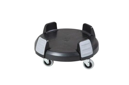 Socle roulant pour conteneur rond de 85 litres