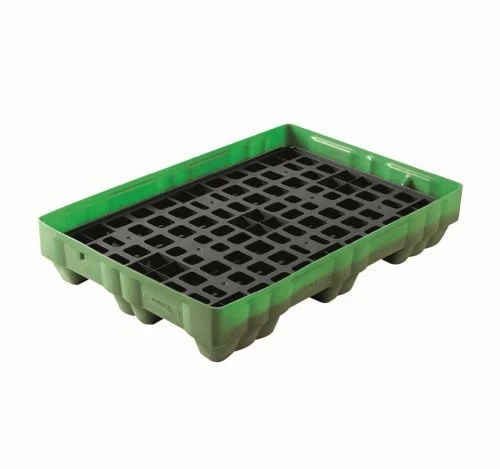 Palette de rétention avec caillebotis – 150 L pour produits chimiques et liquides dangereux
