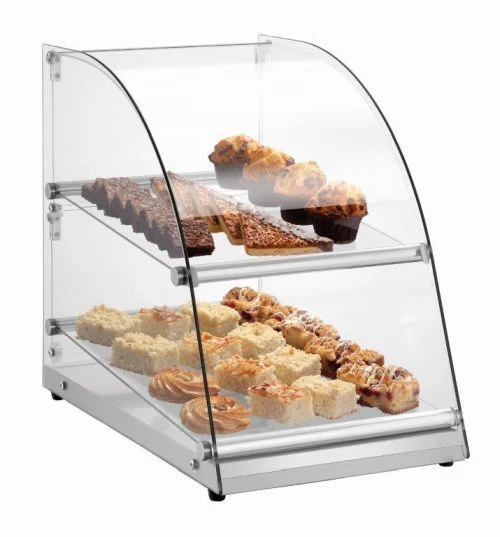 Vitrine de présentation à 2 niveaux