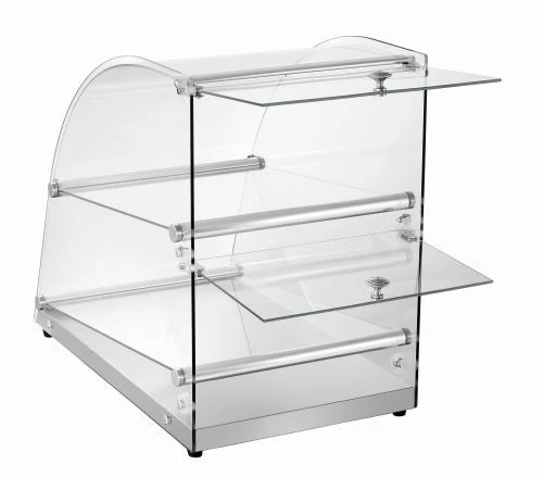 Vitrine de présentation à 2 niveaux