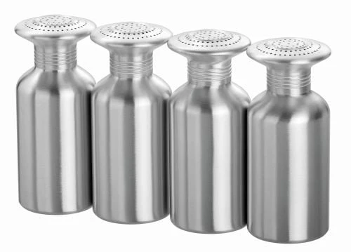 Salière professionnelle en aluminium – 19 cm (lot de 6)
