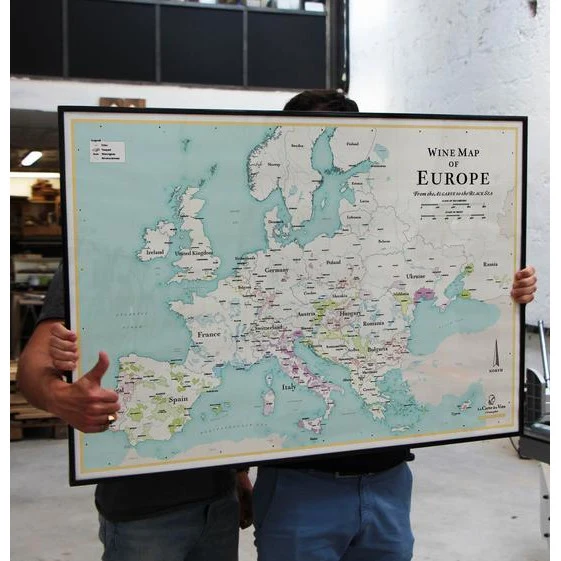 European Wine map XL