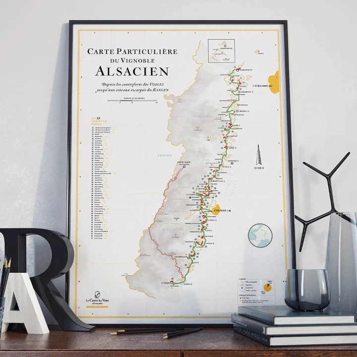 La Carte des Vins d'Alsace
