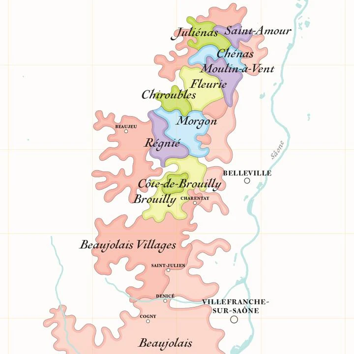 La Carte des Vins du Beaujolais