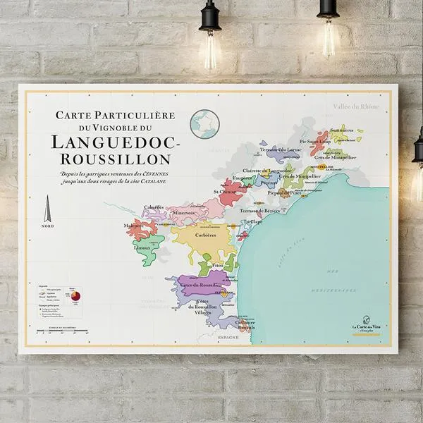 La Carte des Vins du Languedoc-Roussillon