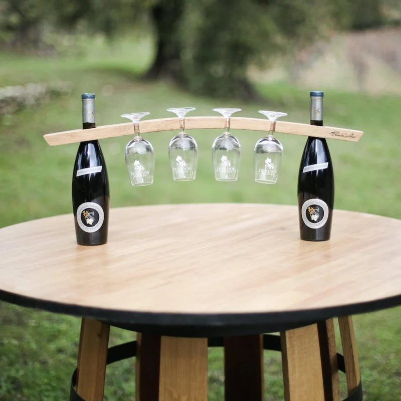 Présentoir BARRIQUE 4 verres