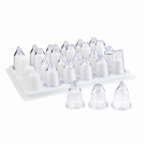 Ensemble de 24 douilles acrylique