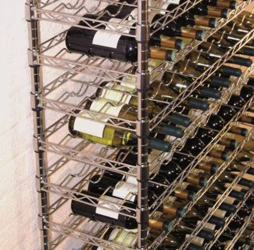 Casier à bouteilles professionnel grande capacité – 168 bouteilles
