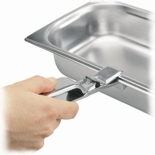Pince inox avec silicone pour bac gastro