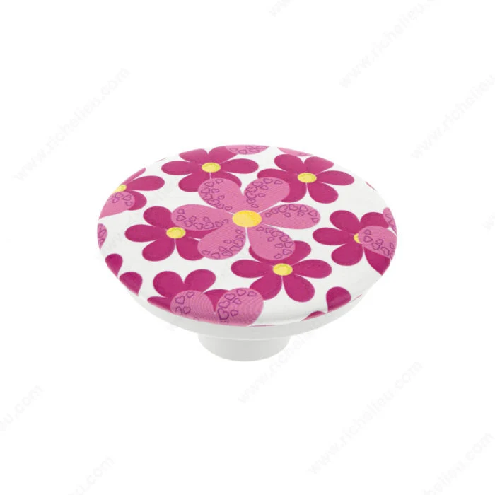 Bouton contemporain de plastique - 7625