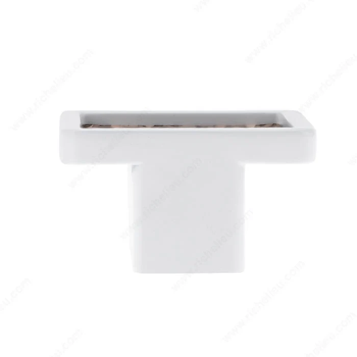 Bouton contemporain de métal et de liège - 5518
