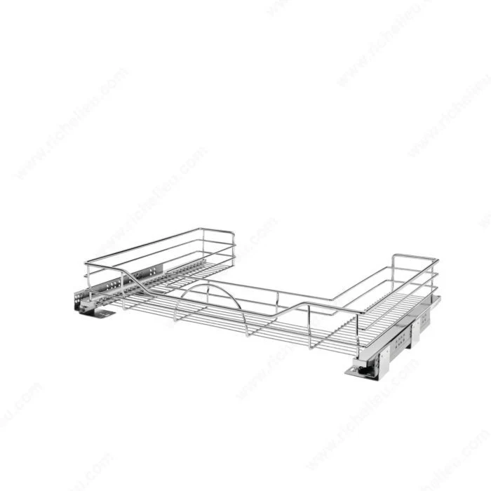 Panier coulissant en forme de U à fermeture amortie Rev-A-Shelf