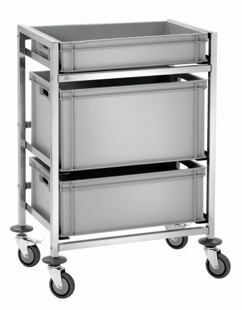 Chariot de service pour caisses euronorm