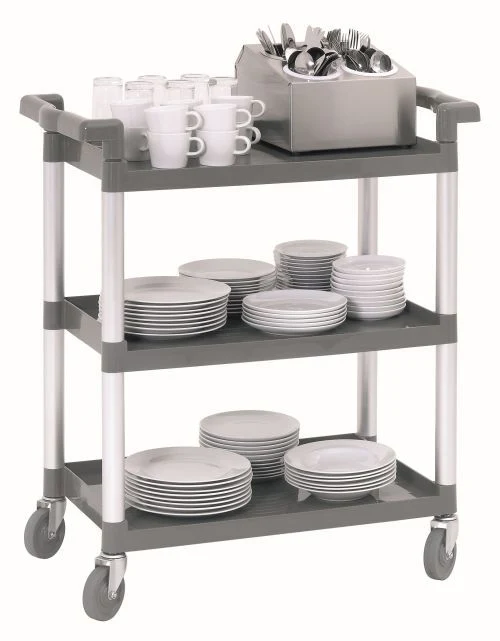 Chariot de service multifonctions 3 tablettes CHR – 120 kg