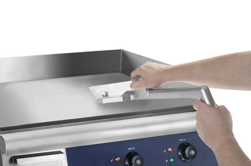 Grattoir professionnel pour plaques de cuisson, grills et planchas