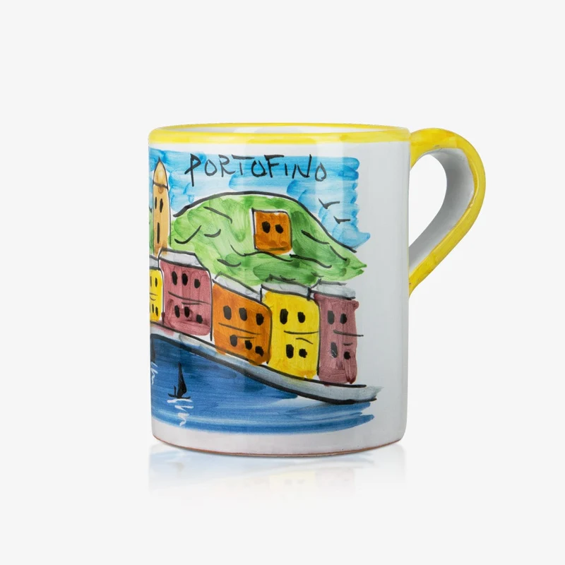'Portofino Mug' - Hand-painted