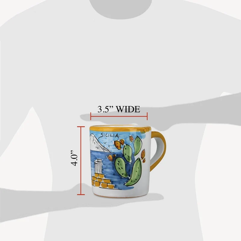 'Sicilia Mug' - Hand-painted