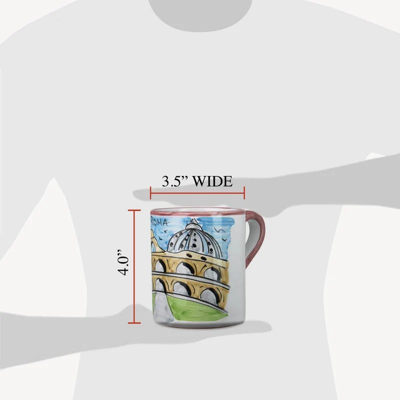 'Roma Mug' - Hand-painted