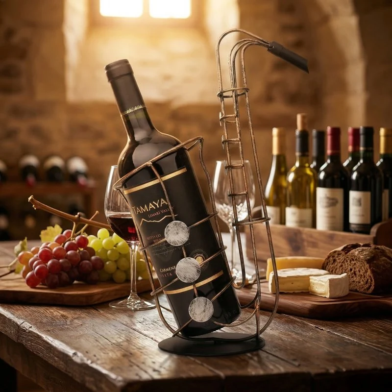 Support bouteille de vin original Philos