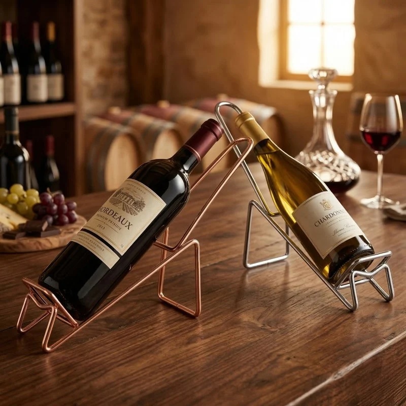 Porte bouteille vin metal Cauda