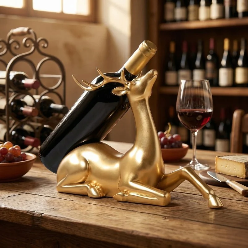 Porte bouteille vin fer forge Philos