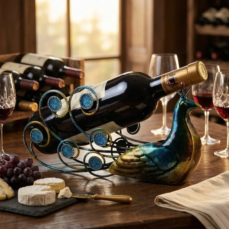Porte bouteille vin acier Cantharus