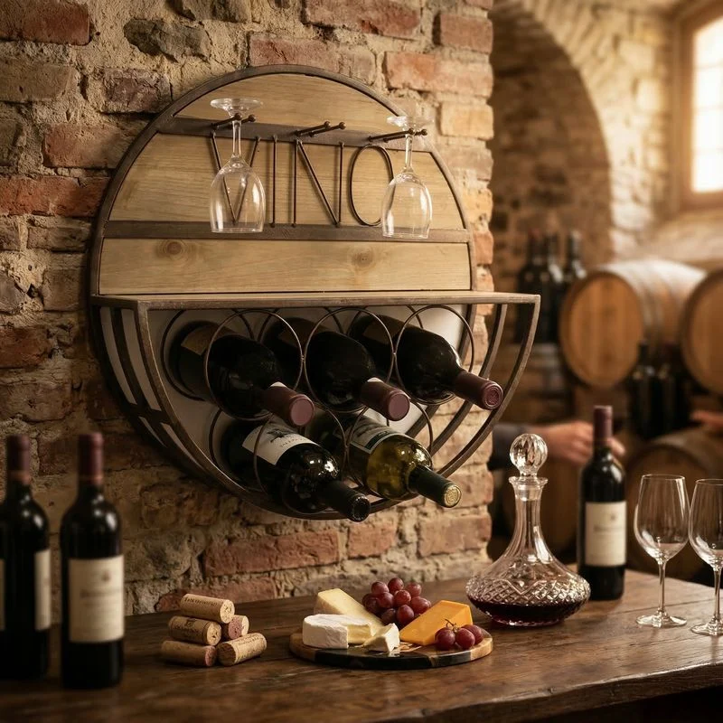 Porte bouteille tonneau Vinea