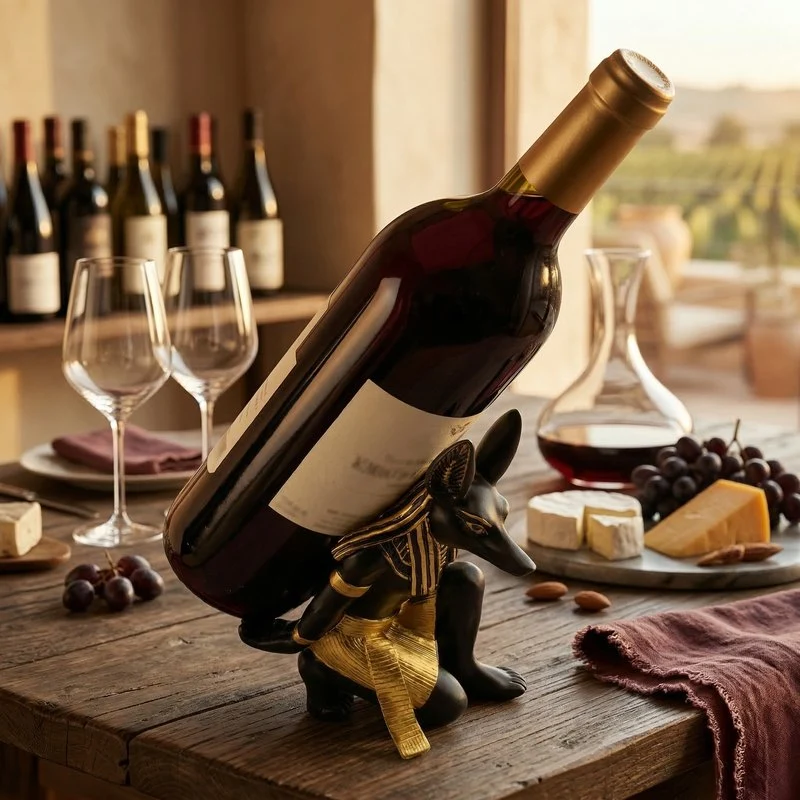 Porte bouteille table vin Cauda