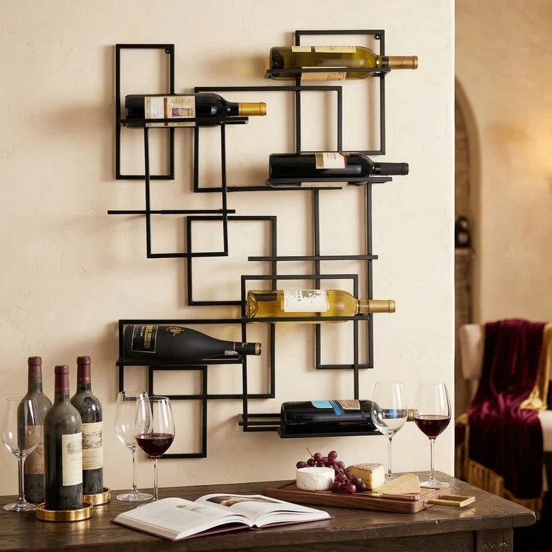 Porte bouteille mural design Cantharus