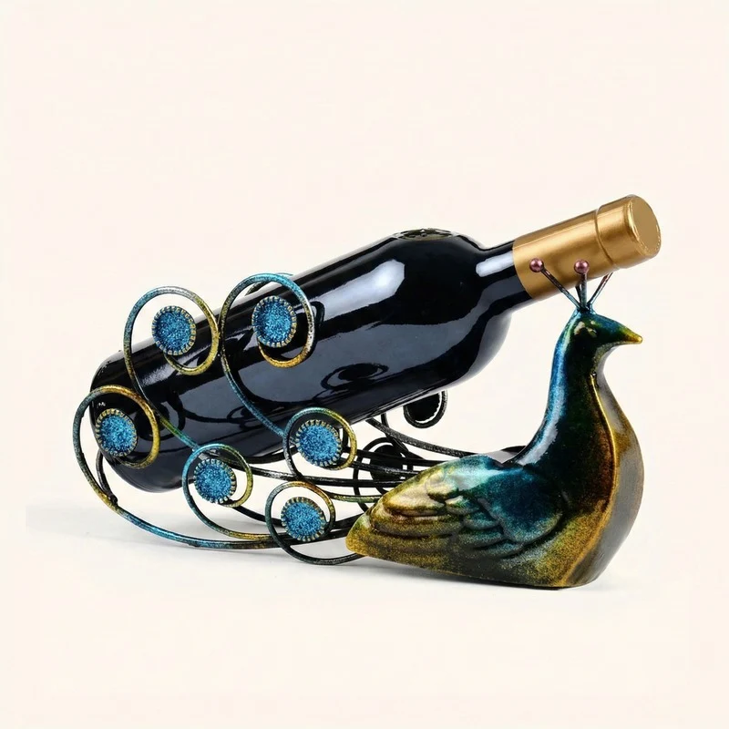 Porte bouteille en metal Vinarius