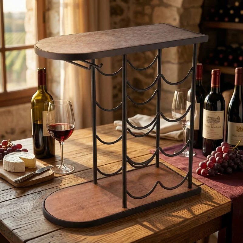 Porte bouteille en bois Philos