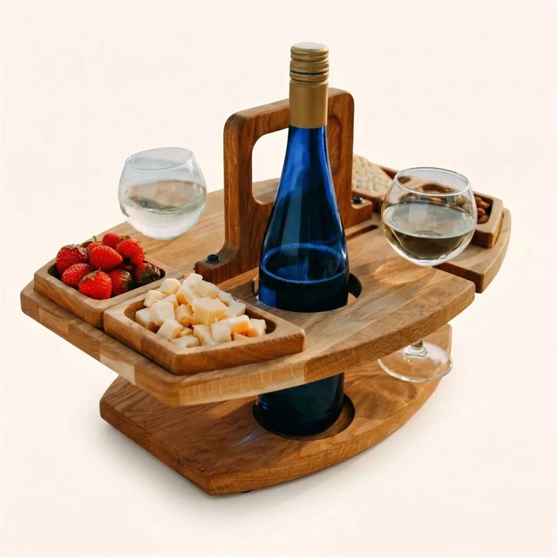 Porte bouteille en bois Philos