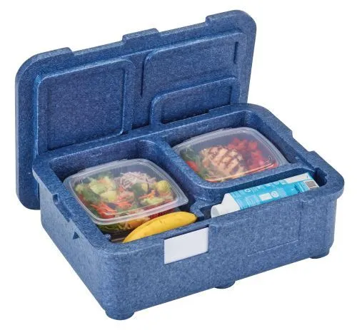 Conteneur isotherme pour boîte repas individuel – 4 compartiments