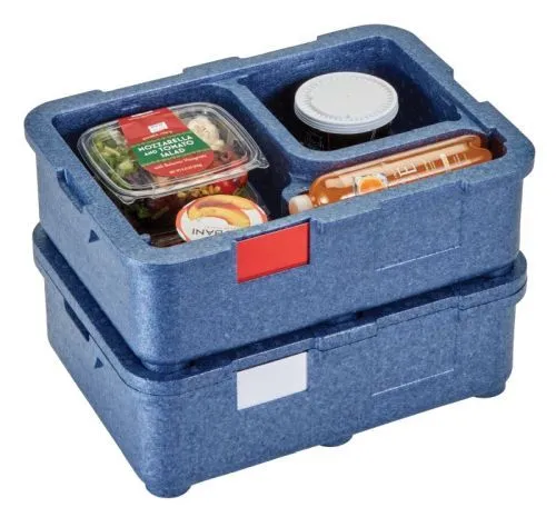 Conteneur isotherme pour boîte repas individuel – 4 compartiments