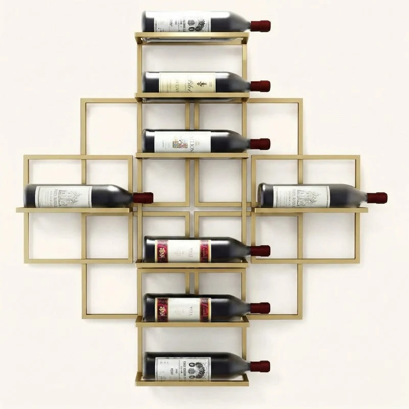 Porte bouteille de vin mural design Cantharus