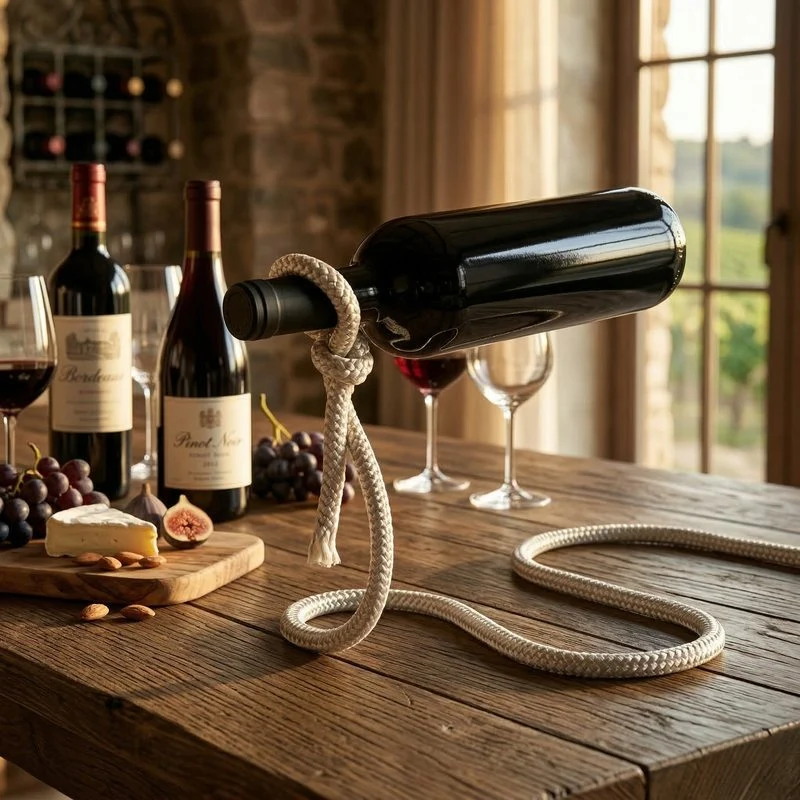 Porte bouteille corde Vinea
