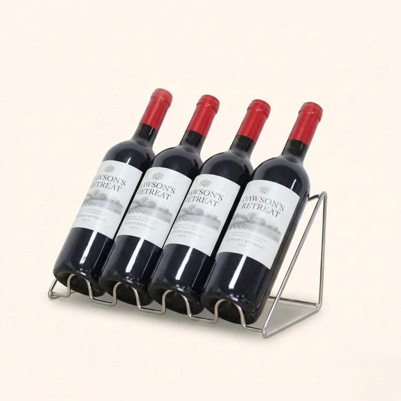 Porte bouteille chrome Vinarius