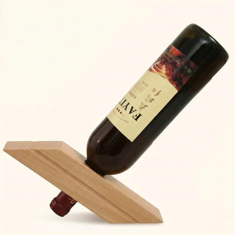 Porte bouteille bois equilibre Œnos