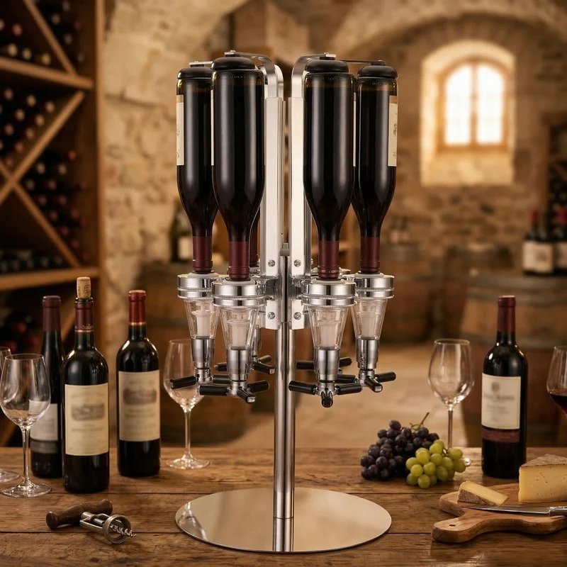 Porte bouteille bar avec doseur Amphoris