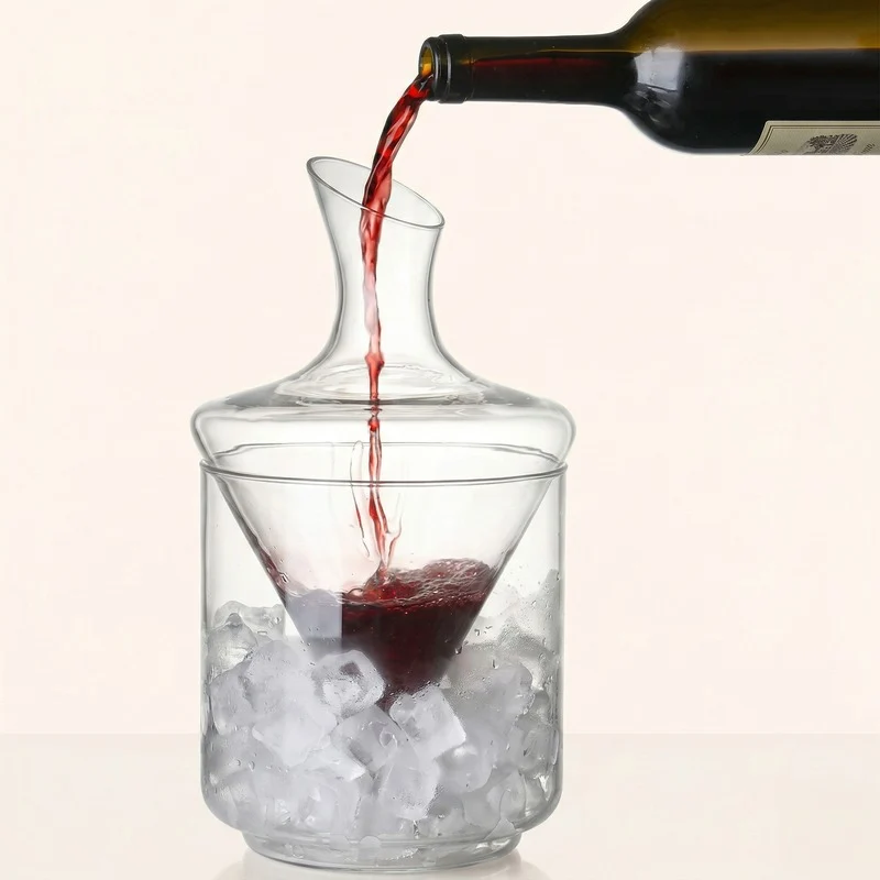 Decanteur de vin design Helix