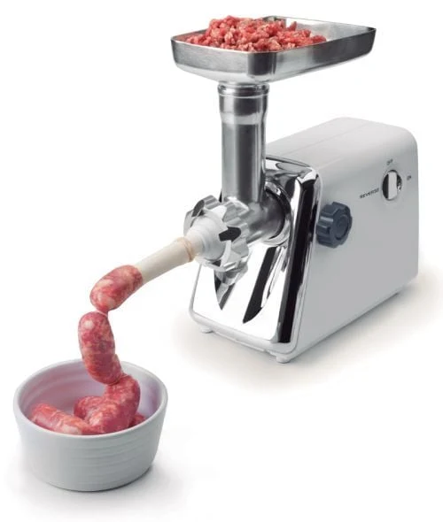 Hachoir à viande pour saucisses – 1 kg/min avec 4 accessoires