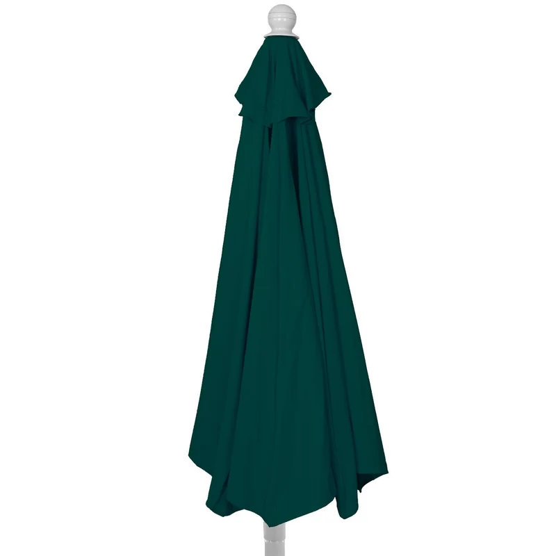 Parasol demi-rond balcon uv 50+ polyester/aluminium 3kg 300 cm vert sans pied 04_0007904