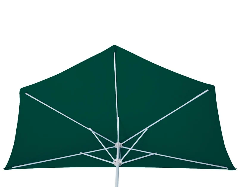 Parasol demi-rond balcon uv 50+ polyester/aluminium 3kg 300 cm vert sans pied 04_0007904