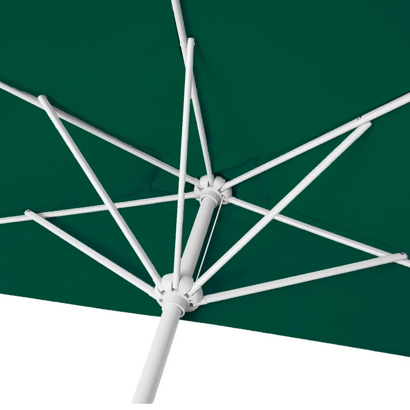 Parasol demi-rond balcon uv 50+ polyester/aluminium 3kg 300 cm vert sans pied 04_0007904