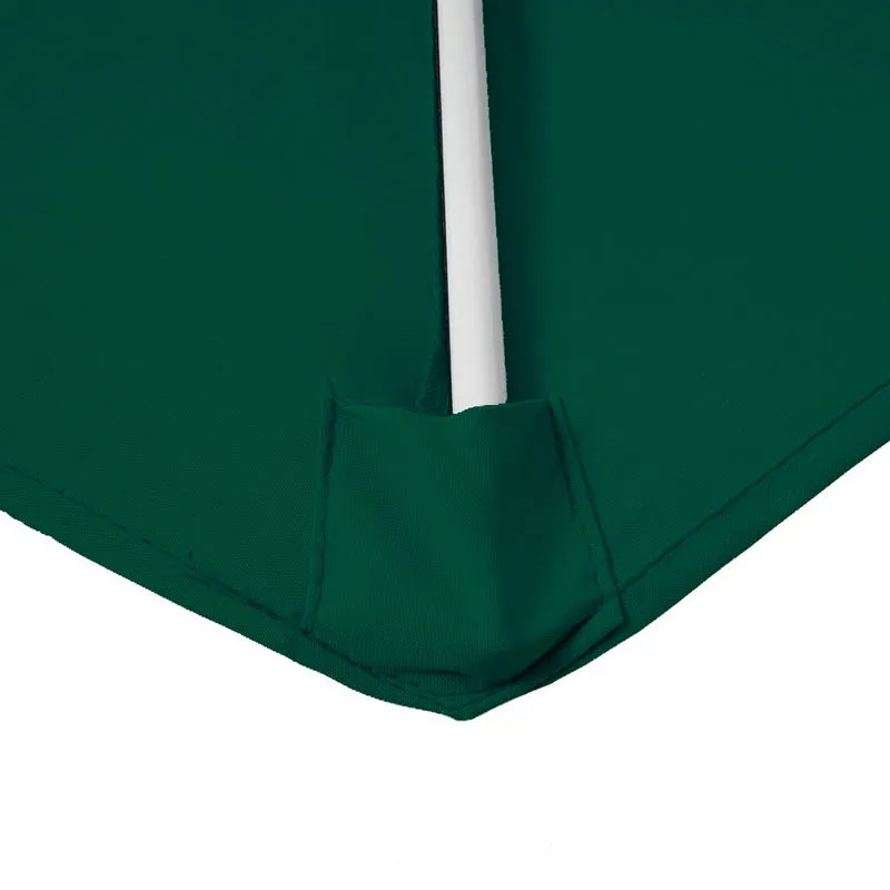 Parasol demi-rond balcon uv 50+ polyester/aluminium 3kg 300 cm vert sans pied 04_0007904