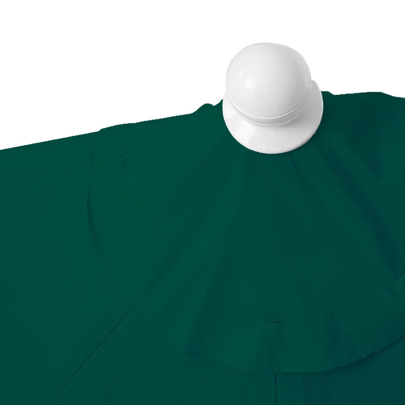 Parasol demi-rond balcon uv 50+ polyester/aluminium 3kg 300 cm vert sans pied 04_0007904