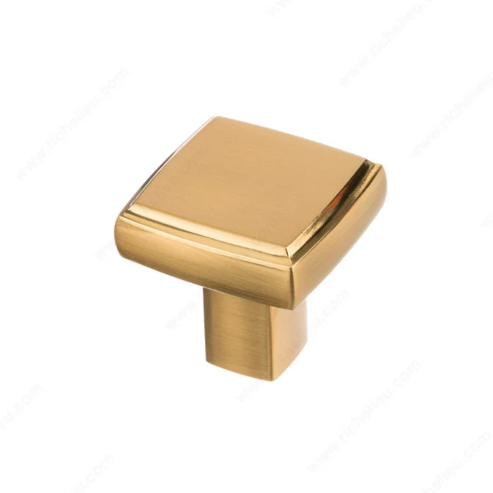 Bouton moderne en métal - 8655