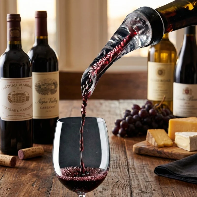 Bec verseur aerateur vin Bacchus
