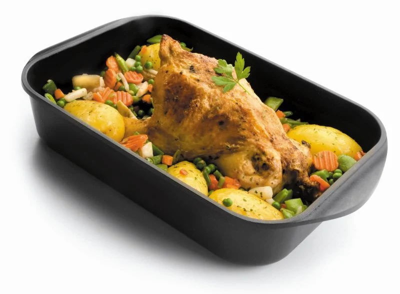 Plat induction et four en fonte d'aluminium antiadhésive