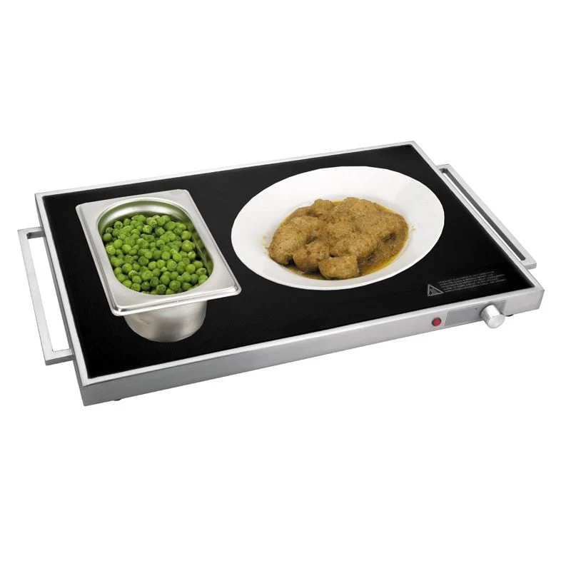Plaque chauffante inox vitro-céramique 230W pro